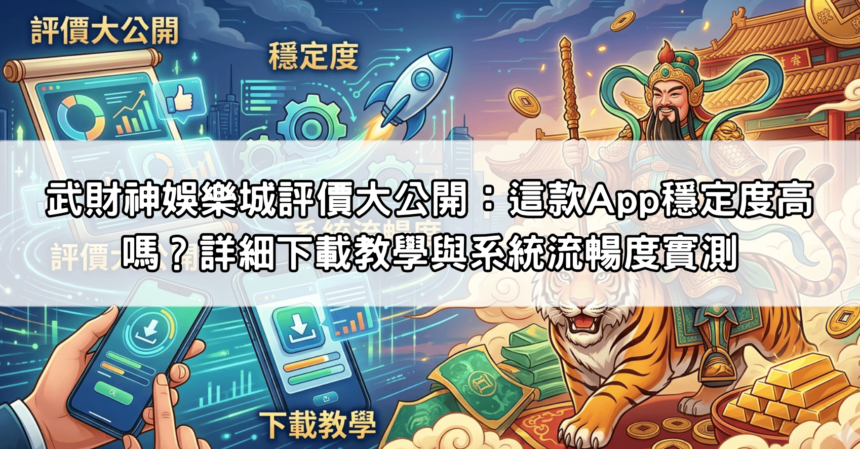 武財神娛樂城評價大公開：這款App穩定度高嗎？詳細下載教學與系統流暢度實測